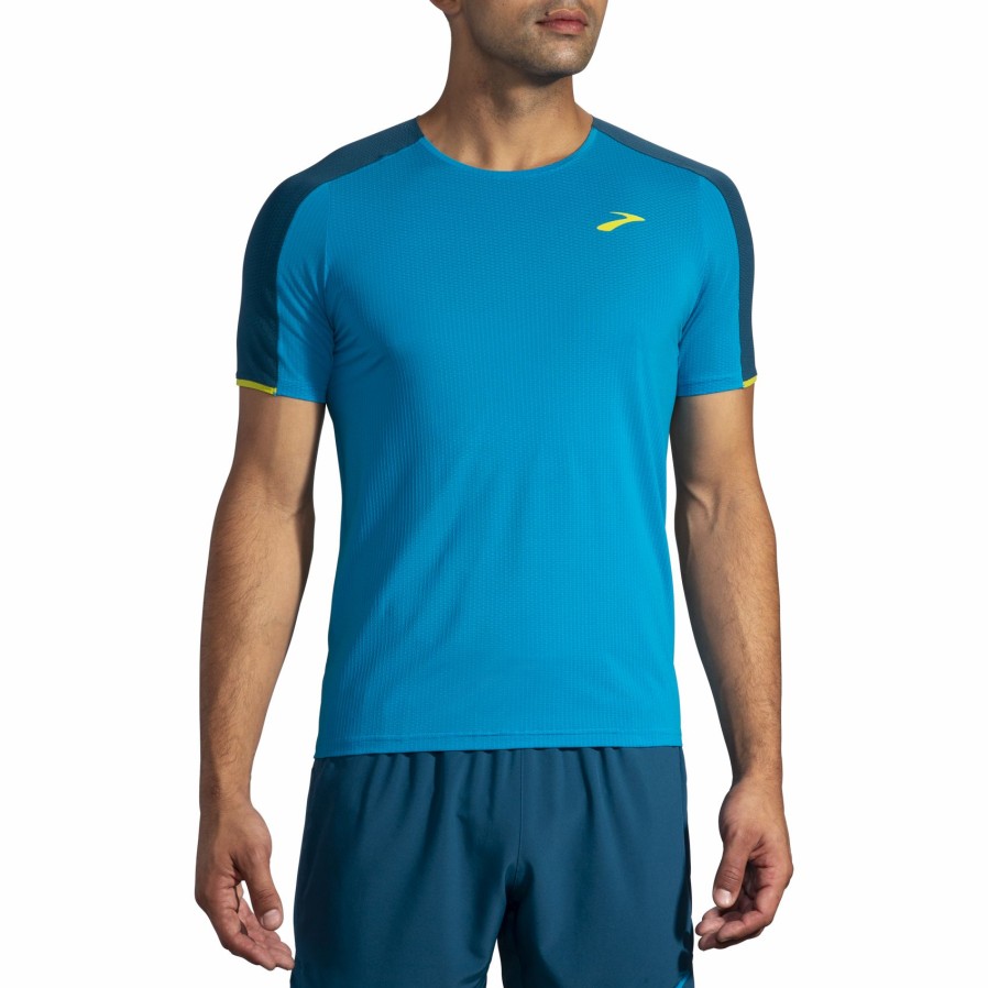 Men'S Running Apparel * | Atmosphere Short Sleeve Brooks Special