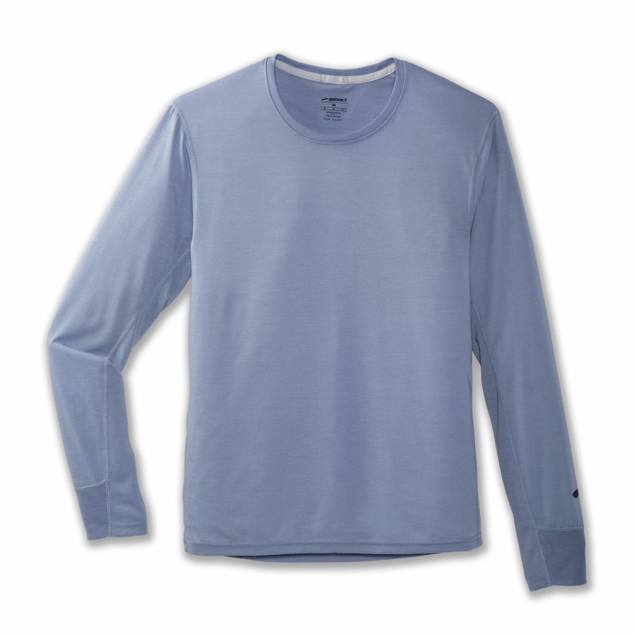 Men'S Running Apparel * | Distance Long Sleeve Brooks Low Price