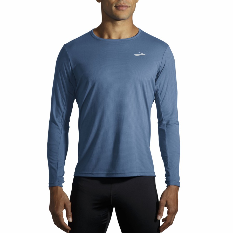 Men'S Running Apparel * | Atmosphere Long Sleeve Brooks Hot Sale