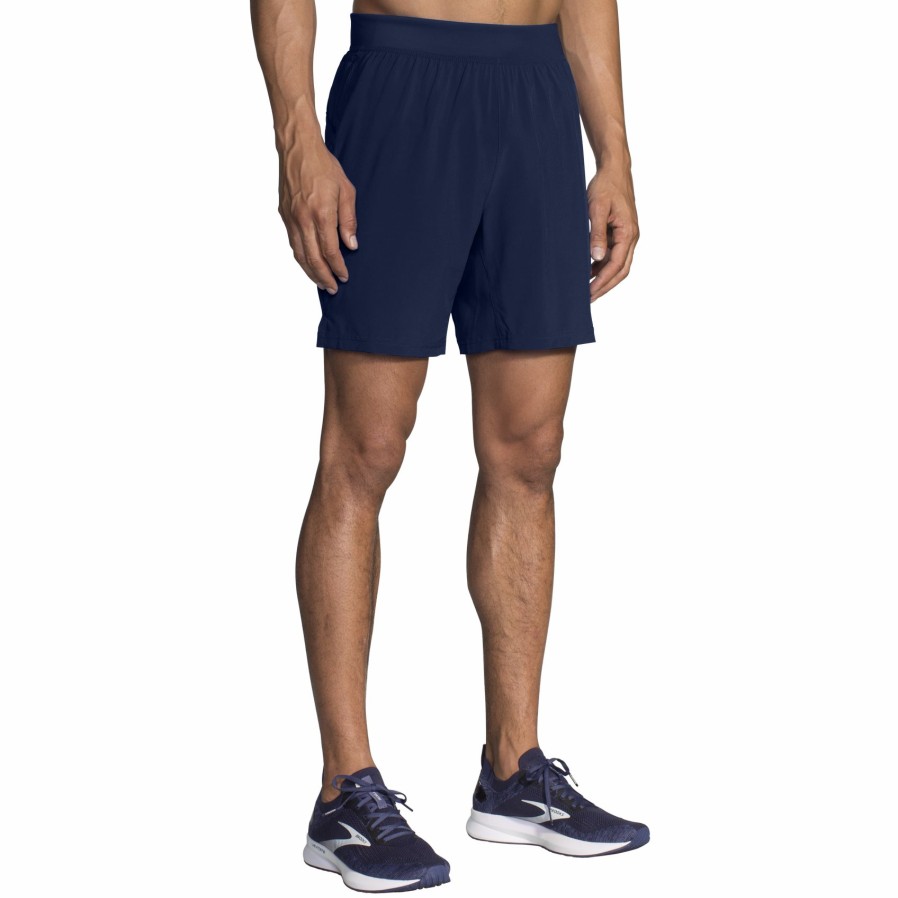 Men'S Running Apparel * | Sherpa 7 Short Brooks Hot Sale