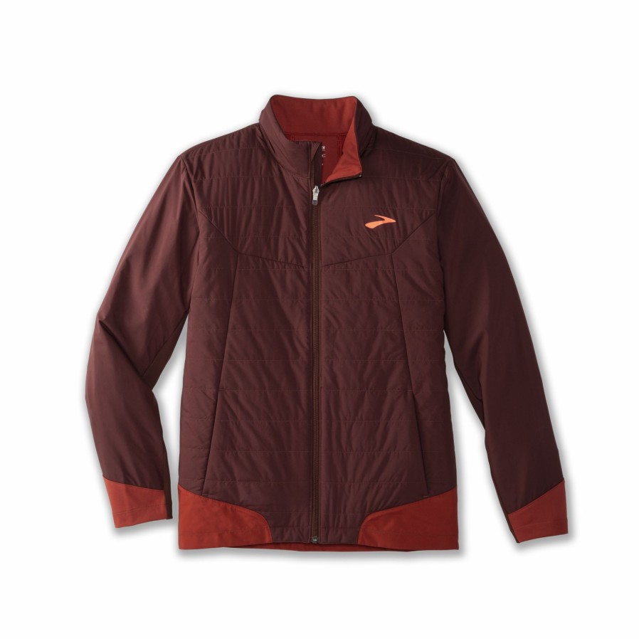 Men'S Running Apparel * | Shield Hybrid Jacket 2.0 Brooks Low Price