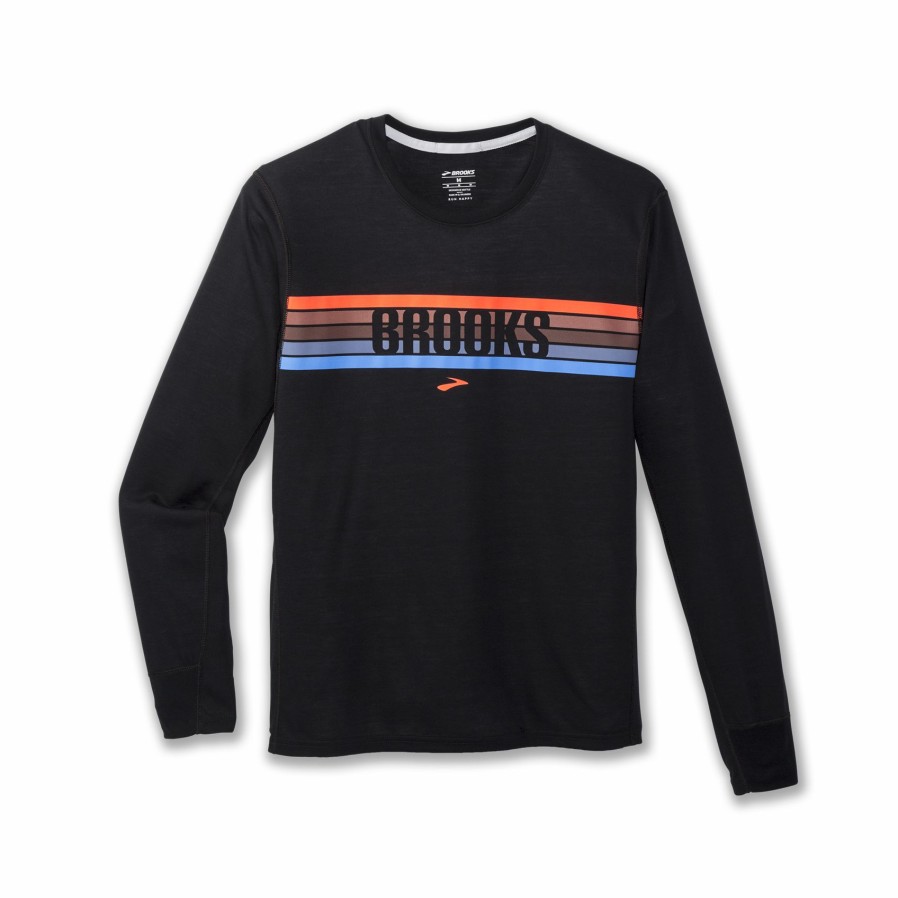 Men'S Running Apparel * | Distance Graphic Long Sleeve Brooks Featured