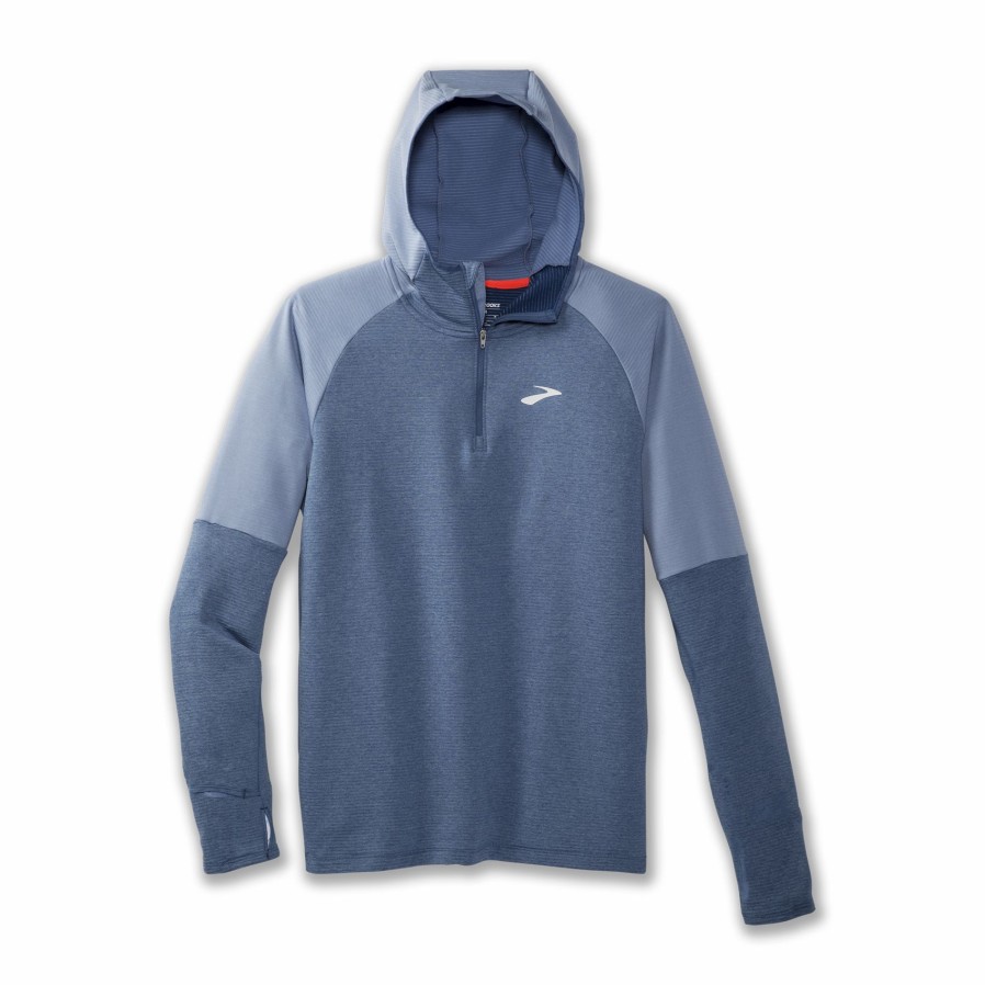 Men'S Running Apparel * | Notch Thermal Hoodie 2.0 Brooks Low Price