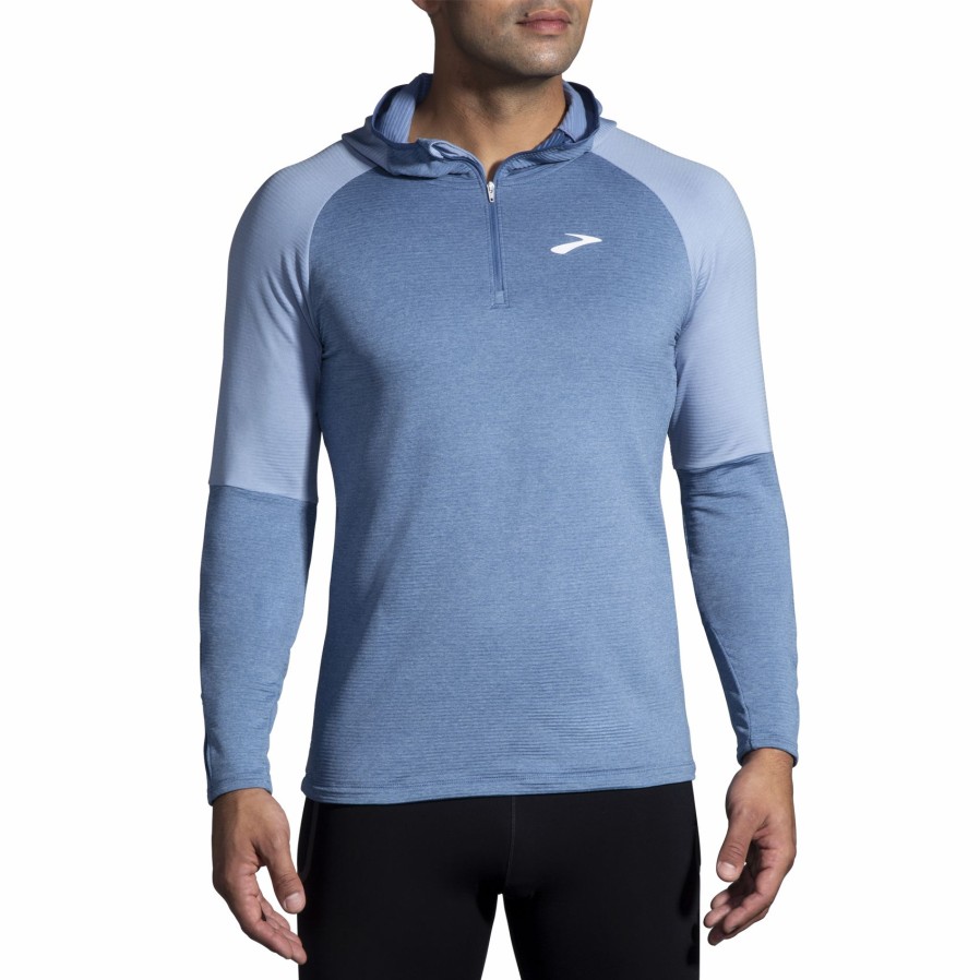 Men'S Running Apparel * | Notch Thermal Hoodie 2.0 Brooks Low Price