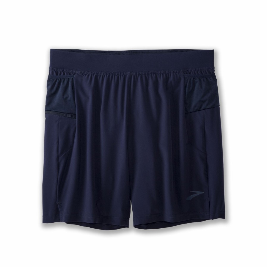 Men'S Running Apparel * | Sherpa 7 2-In-1 Short Brooks Featured