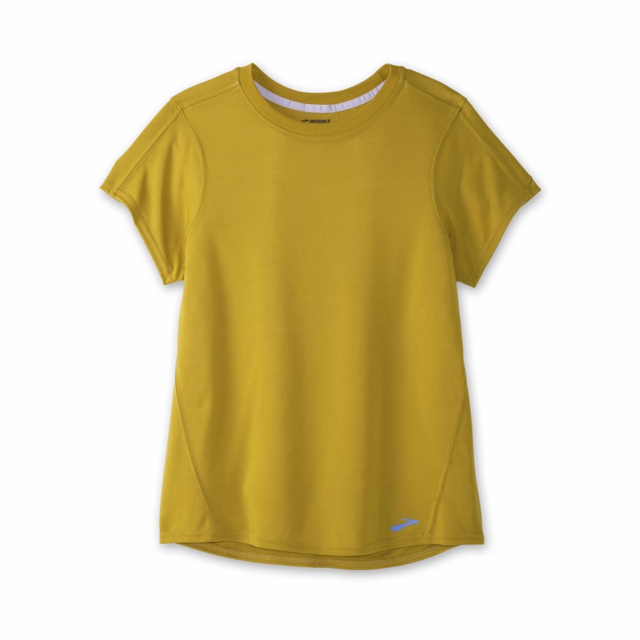 Women'S Running Apparel * | Distance Short Sleeve Brooks Hot Sale