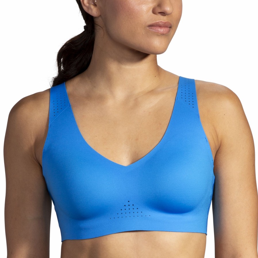 Women'S Running Apparel * | Dare V Neck Run Bra Brooks Special