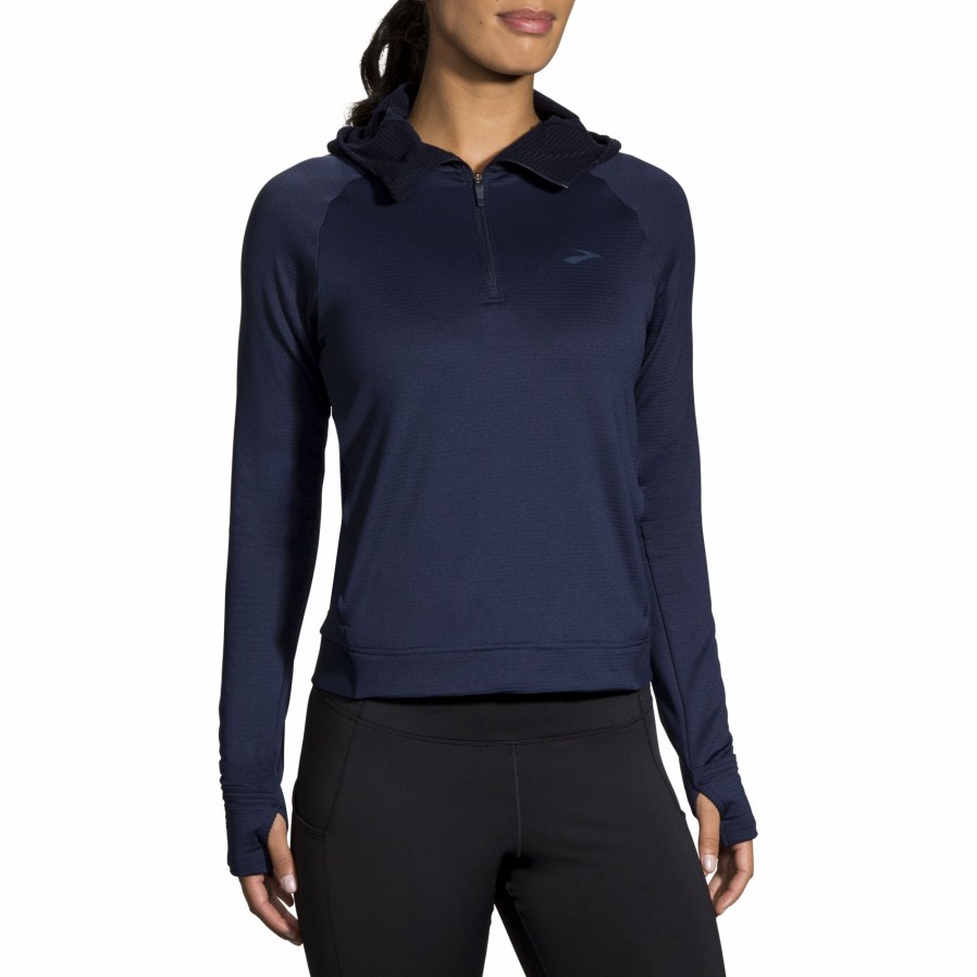 Women'S Running Apparel * | Notch Thermal Hoodie Brooks Special