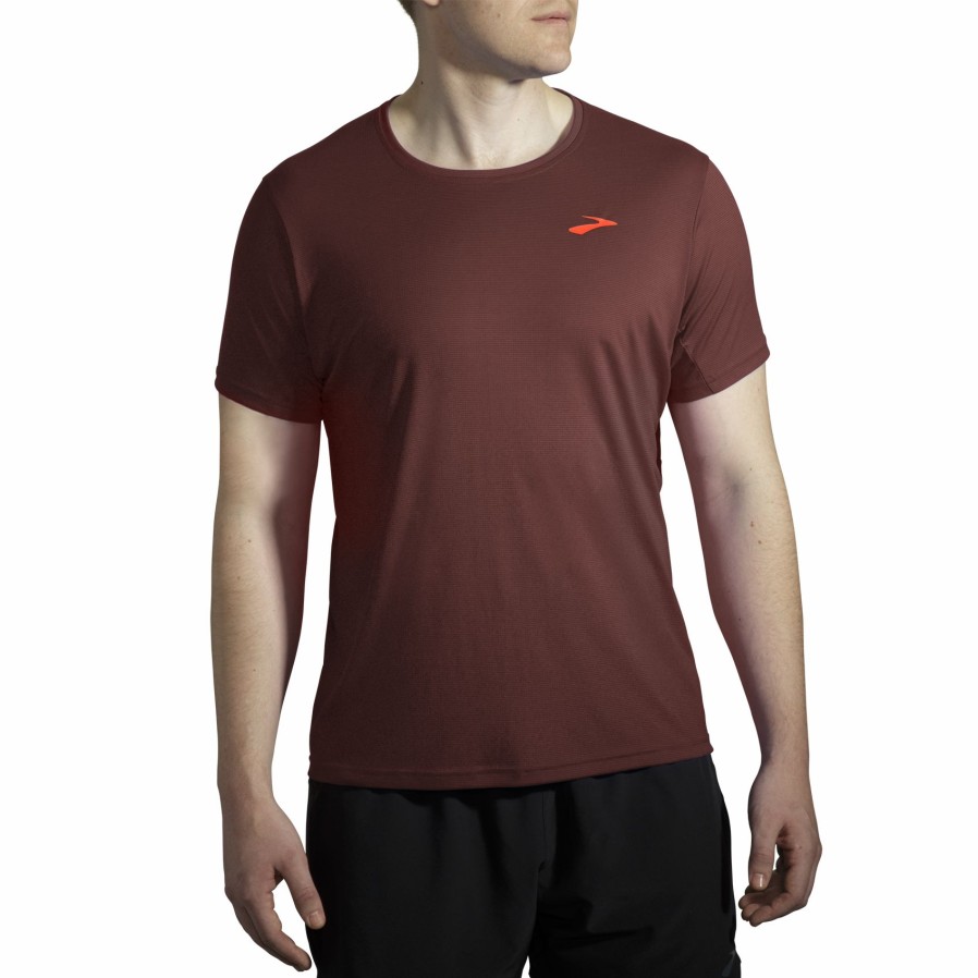 Men'S Running Apparel * | Atmosphere Short Sleeve Brooks Outlet