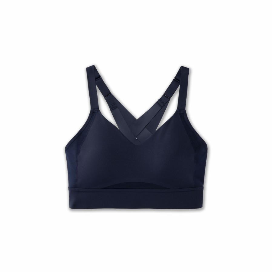 Women'S Running Apparel * | Drive Interlace Run Bra Brooks Popular