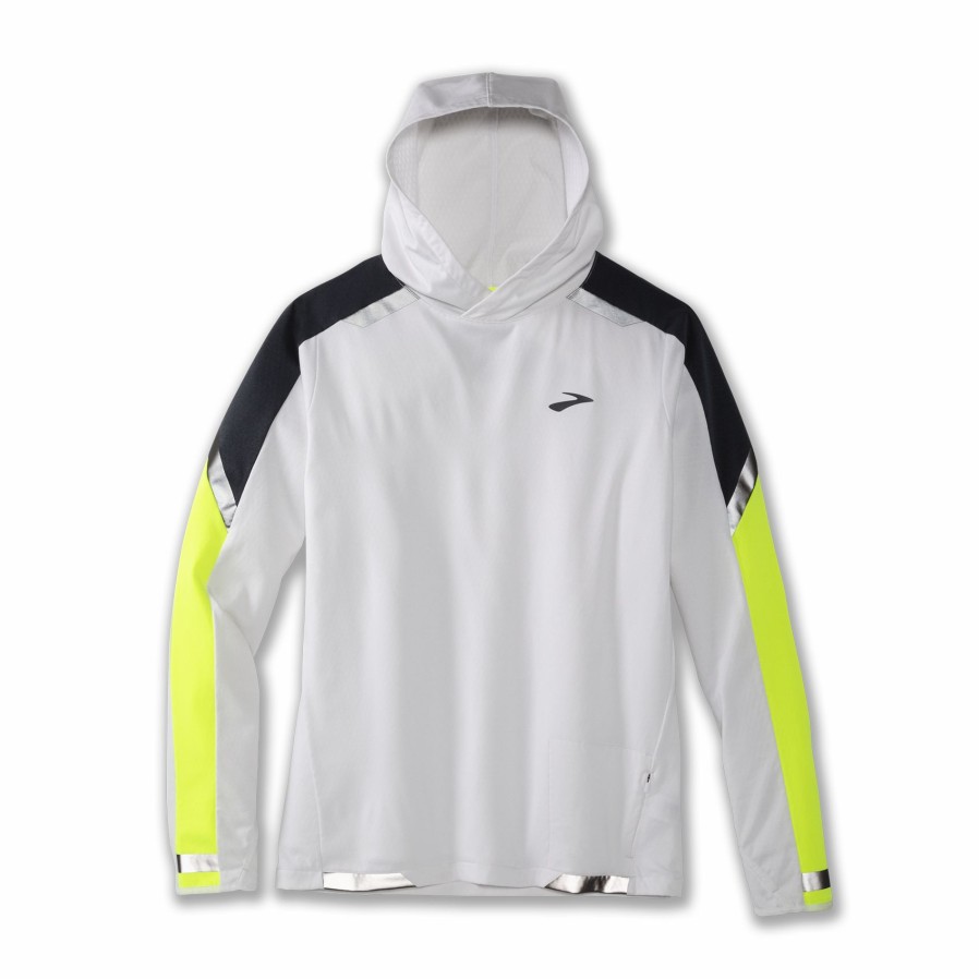 Men'S Running Apparel * | Run Visible Thermal Hoodie Brooks Outlet