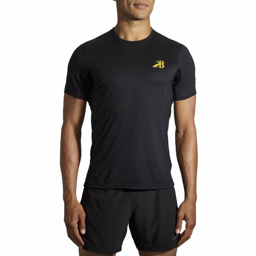 Men'S Running Apparel * | Distance Graphic Short Sleeve Brooks Hot Sale