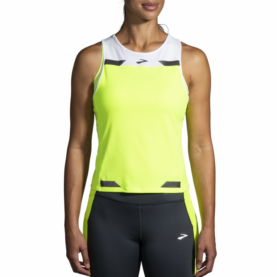 Women'S Running Apparel * | Run Visible Back-To-Front Tank Brooks Hot Sell