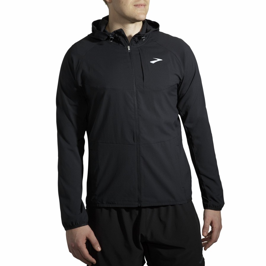 Men'S Running Apparel * | Canopy Jacket Brooks New