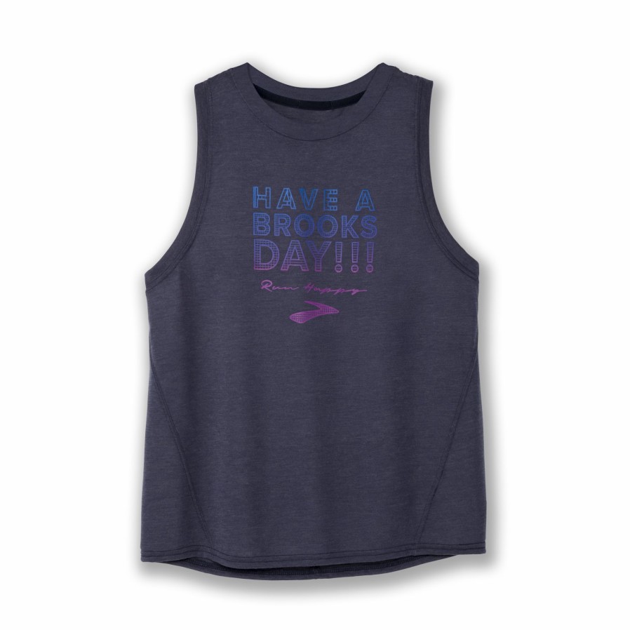 Women'S Running Apparel * | Distance Graphic Tank Brooks Featured